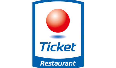 Ticket-Restaurant-logo-vector